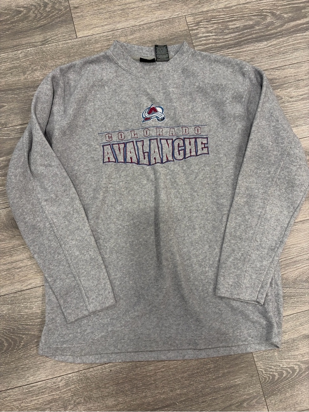 edge Gray Colorado Avalanche Crewneck Sweater